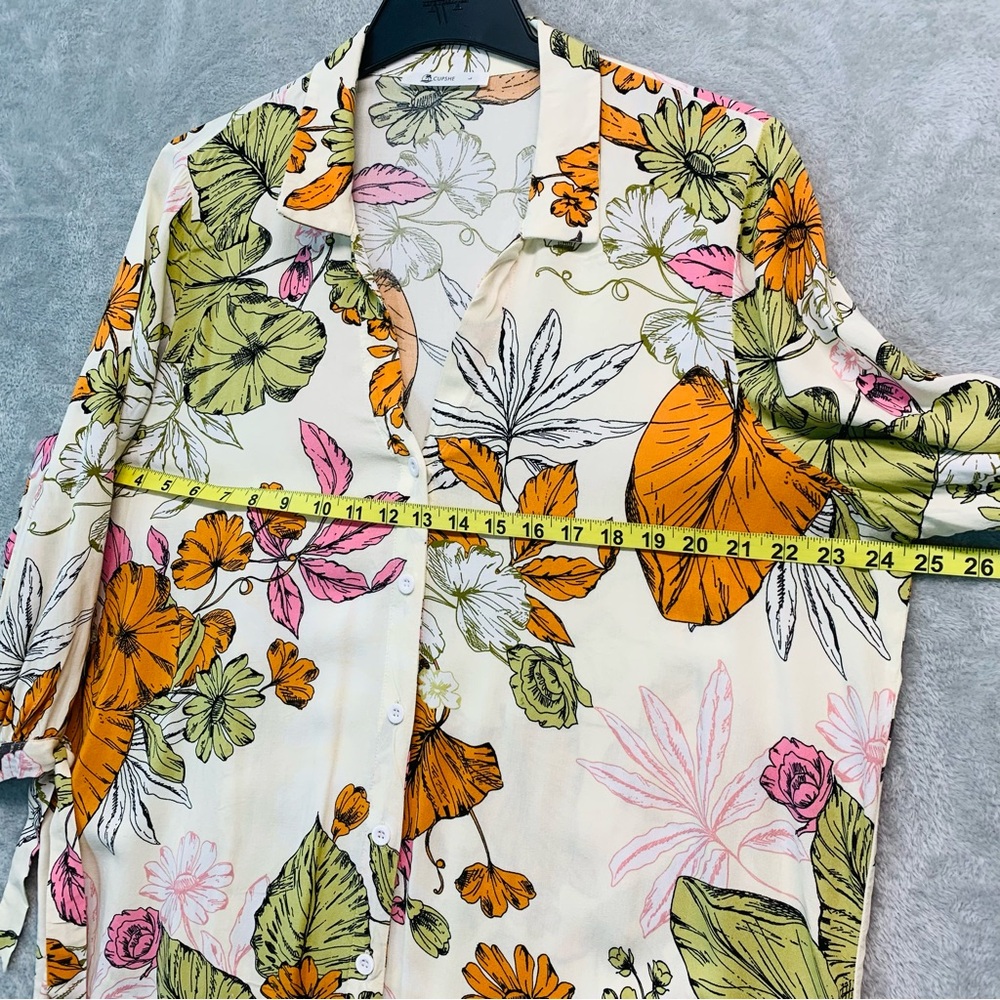 Cupshe Multicolor Floral Long Sleeve Dress - Picture 4 of 8